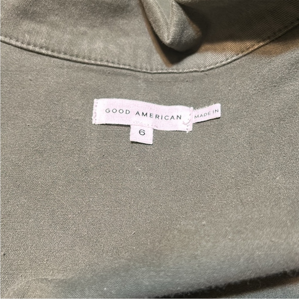 Good American Olive Green Utility Jacket - Picture 4 of 6